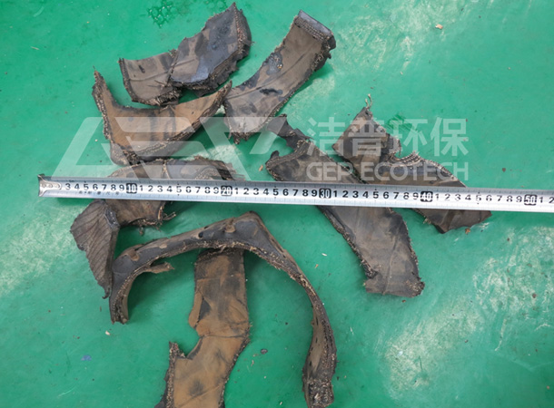 廢舊輪胎橡膠破碎后