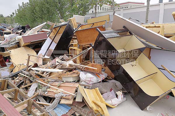大件家具破碎設(shè)備廠家，大件家具破碎工藝流程介紹